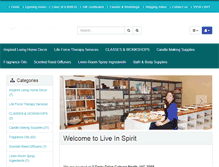 Tablet Screenshot of liveinspirit.com.au